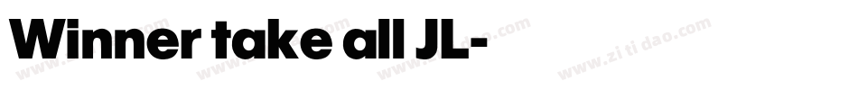Winner take all JL字体转换